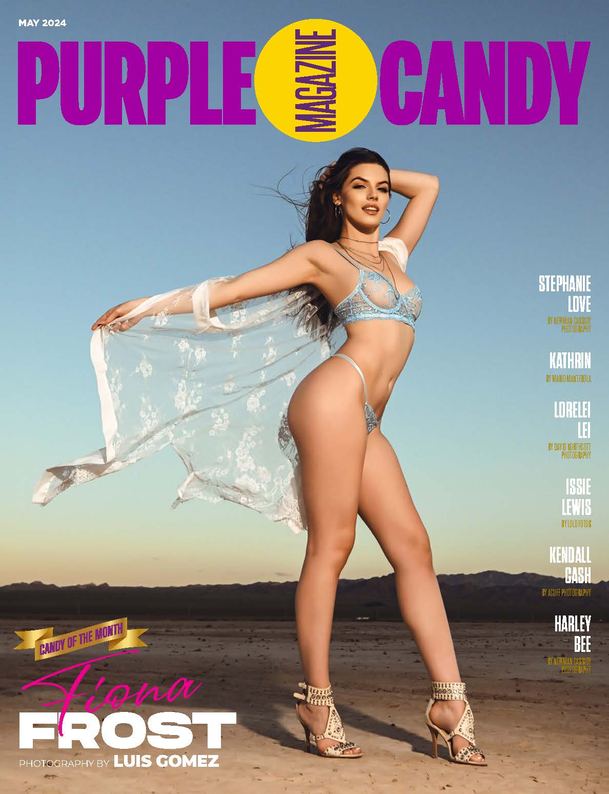 Purple Candy Magazine – May 2024 – Fiona Frost Purple Candy Magazine – May 2024 – Fiona Frost