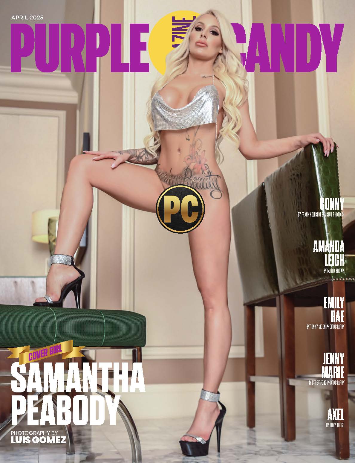 Purple Candy Magazine – April 2025 – Samantha Peabody Purple Candy Magazine – April 2025 – Samantha Peabody