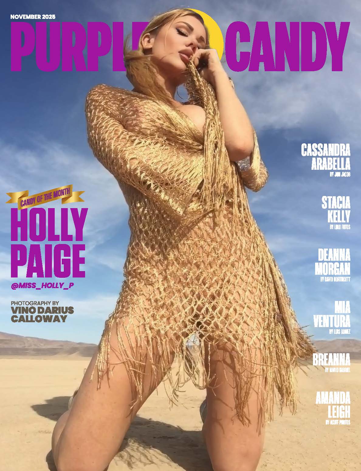 Purple Candy Magazine – November 2025 – Holly Paige Purple Candy Magazine – November 2025 – Holly Paige